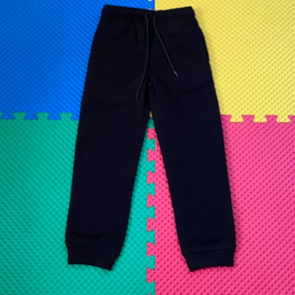 Boy drawstring fleece lined sweatpants size 5/6 - Picture 1 of 4